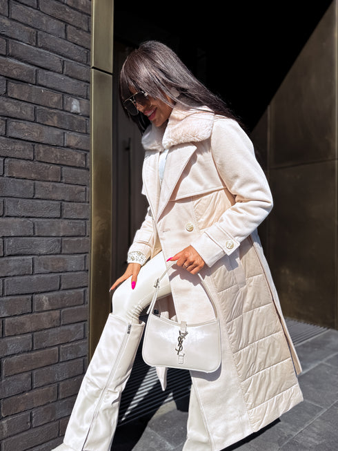 Coat "KOMBINĀCIJA HK30" - LIGHT BEIGE